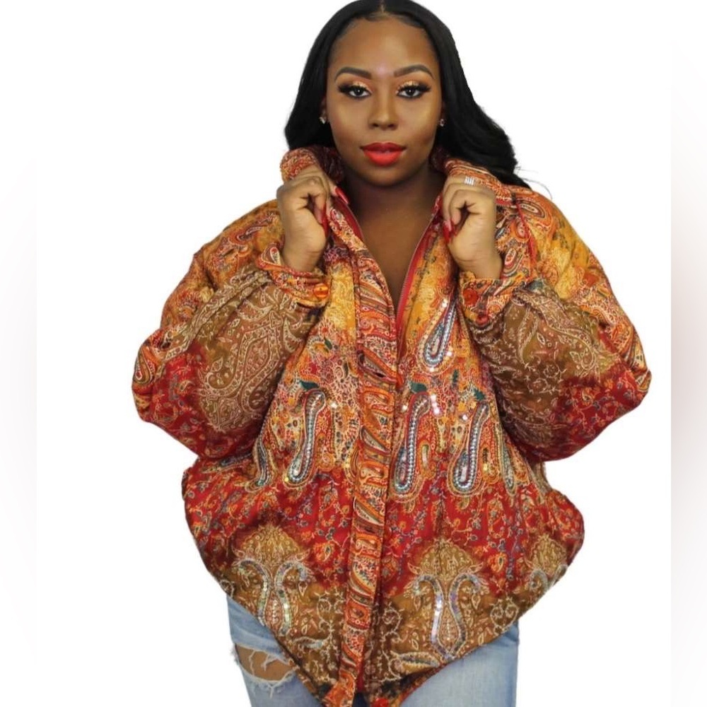 JA Resort ( M ) Paisley Print Women's Jacket